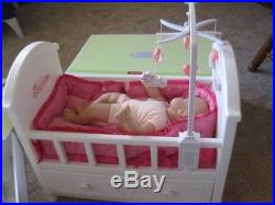 american girl baby crib