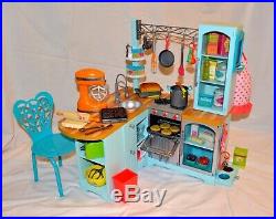 american girl gourmet kitchen set ebay