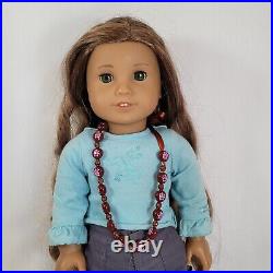 18 American Girl Doll 2011 GOTY Kanani with Meet Necklace, AG Outfit, Hawaiian