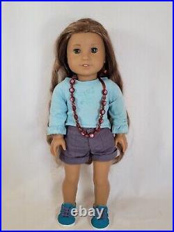 18 American Girl Doll 2011 GOTY Kanani with Meet Necklace, AG Outfit, Hawaiian