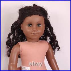 18 American Girl Doll Cecile Rey Hazel Eyes, Curly Hair, Dark Skin Sonali Mold