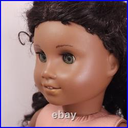 18 American Girl Doll Cecile Rey Hazel Eyes, Curly Hair, Dark Skin Sonali Mold