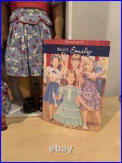 18 American Girl Doll Emily Bennett withPaperback Book
