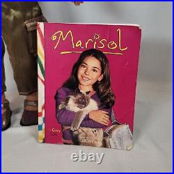 18 American Girl Doll Marisol Luna Hispanic GOTY 2005 with Book, Meet Outfit Set
