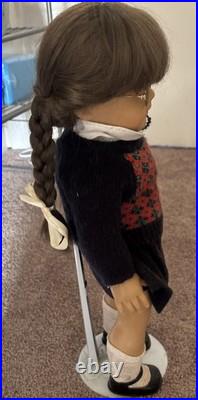 1986 American Girl Molly Doll. Good state. With Clothes, Accessories And Stand