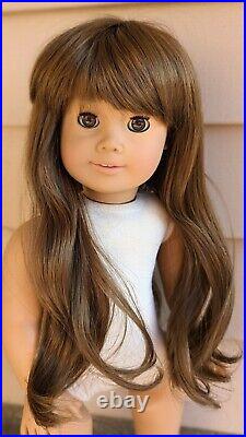 1987 Pleasant Company American Girl Doll White Body Samantha Brown Eyes Wig