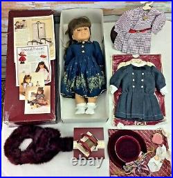 1989 Pleasant Company American Girl Samantha Doll White Body Outfits Box Germany