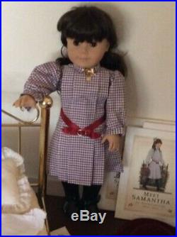 1990 Samantha Parkington American Girl Doll with Accessories (Extremely Rare!)