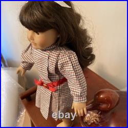 1990's American Girl Samantha 18 Doll Pleasant Co Outfits Book Accessories Tan