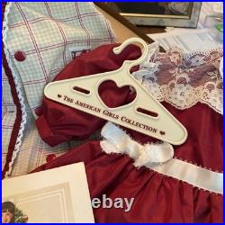 1990's American Girl Samantha 18 Doll Pleasant Co Outfits Book Accessories Tan