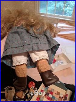 1991 American Girl Kirsten Pleasant Company With Bed, Dresser, Cloths & More