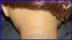 2013 American Girl Doll Auburn Hair Blue Eyes (20E4868) tan skin withaccessories