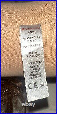 2013 American Girl Doll Auburn Hair Blue Eyes (20E4868) tan skin withaccessories