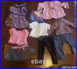 2013 American Girl Doll Auburn Hair Blue Eyes (20E4868) tan skin withaccessories