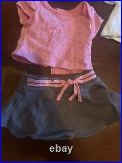 2013 American Girl Doll Auburn Hair Blue Eyes (20E4868) tan skin withaccessories