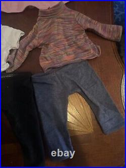 2013 American Girl Doll Auburn Hair Blue Eyes (20E4868) tan skin withaccessories