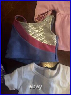 2013 American Girl Doll Auburn Hair Blue Eyes (20E4868) tan skin withaccessories