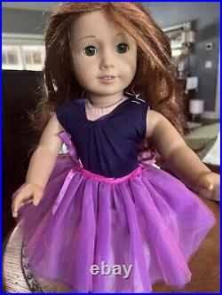 2014 American Girl Dolls Truly Me WithRed Hair Green Eyes & Lea Clark Both Retired