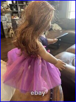 2014 American Girl Dolls Truly Me WithRed Hair Green Eyes & Lea Clark Both Retired