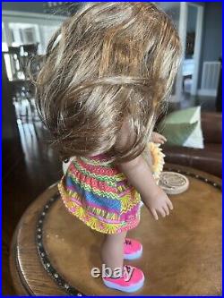 2014 American Girl Dolls Truly Me WithRed Hair Green Eyes & Lea Clark Both Retired