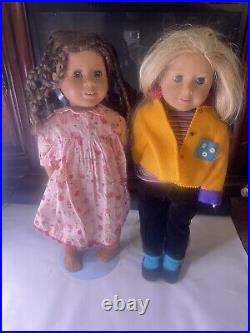 2 american girl dolls