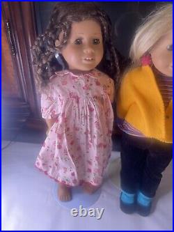 2 american girl dolls