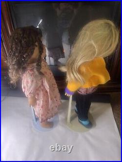 2 american girl dolls