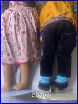 2 american girl dolls