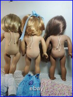 3 American Girl Doll Kanani, Neillie, Kit