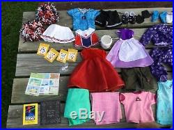 3 American Girl Dolls And Many Accessories Huge Lot Of American Gril