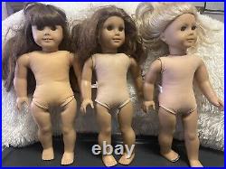 3 American Girl Dolls BUNDLE
