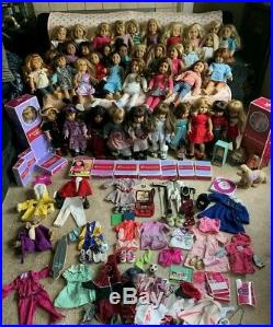 40 American Girl with 12 Pleasant Company Dolls Collection &more, read description