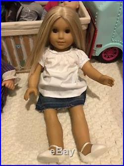 6 American Girl dolls, accessories and clothes lot. Excellent condition