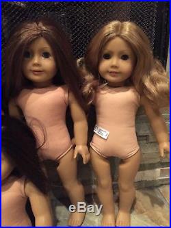 7 American Girl Dolls Lot