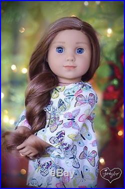 ADORABLE Custom American Girl Doll Logan with Blue eyes LEA wig OOAK jodybo