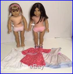 AMERICAN GIRL DOLLS GWEN & CHRISSA Doll Of Year 2009 Lot