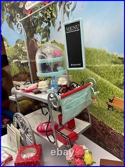 AMERICAN GIRL DOLL Graces Pastry Cart La Petite Patisserie Food Accessories Set