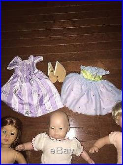 AMERICAN GIRL DOLL LOT OF 6 Dolls, 2 Dresses And Boots