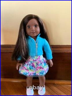 AMERICAN GIRL Doll #80 BLACK STRAIGHT HAIR BROWN EYES Truly Me