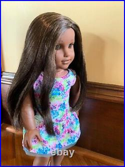 AMERICAN GIRL Doll #80 BLACK STRAIGHT HAIR BROWN EYES Truly Me