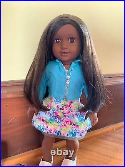 AMERICAN GIRL Doll #80 BLACK STRAIGHT HAIR BROWN EYES Truly Me