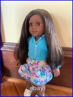 AMERICAN GIRL Doll #80 BLACK STRAIGHT HAIR BROWN EYES Truly Me