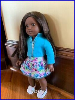 AMERICAN GIRL Doll #80 BLACK STRAIGHT HAIR BROWN EYES Truly Me