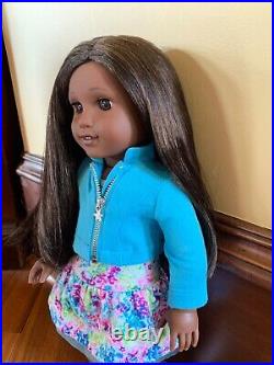 AMERICAN GIRL Doll #80 BLACK STRAIGHT HAIR BROWN EYES Truly Me