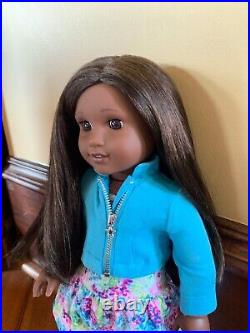 AMERICAN GIRL Doll #80 BLACK STRAIGHT HAIR BROWN EYES Truly Me