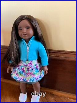 AMERICAN GIRL Doll #80 BLACK STRAIGHT HAIR BROWN EYES Truly Me