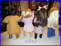 American Girl Huge Lot 10 Dolls & Clothes Sonali Lindsey Julie Jess Kaya Kit +++