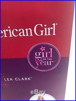 AMERICAN GIRL Lea Clark Doll Girl of the Year GOTY withbox Retired Extra Clothes