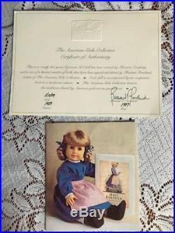 AMERICAN GIRL/PLEASANT COMPANY WHITE BODY KIRSTEN DOLL SIGNED WithCERTIFICATE 1987