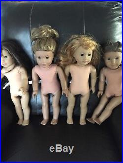 AMERICAN GIRL lot 4 dolls Kanani Lea Clarke Marie Grace + Mary Ellen EUC